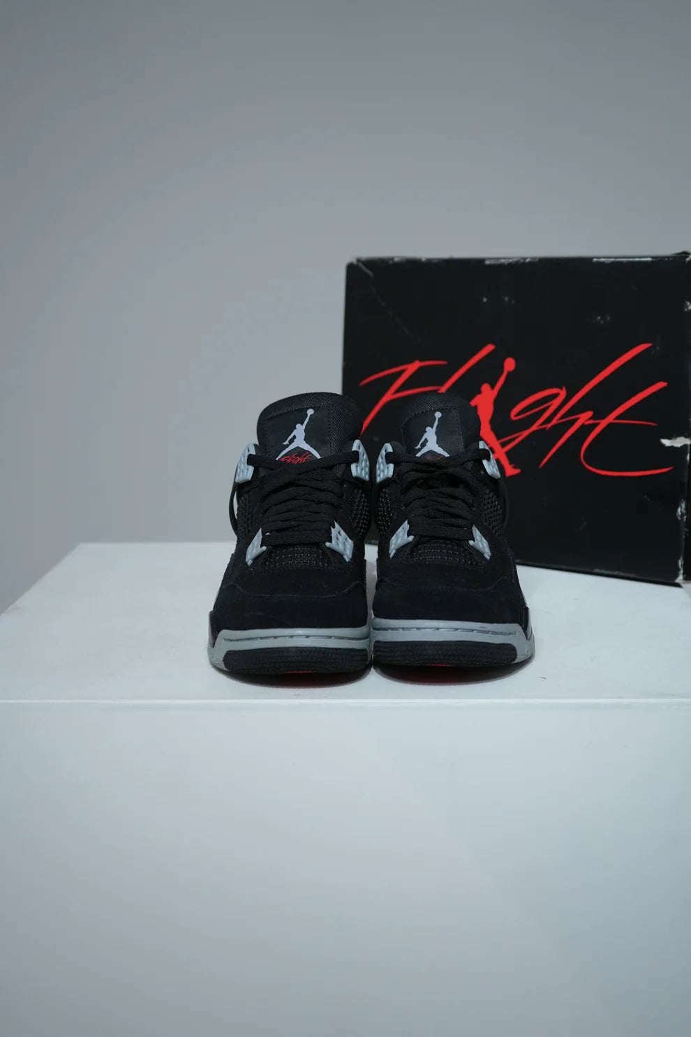 Jordan 4 Black Canvas (Taille 40,5)