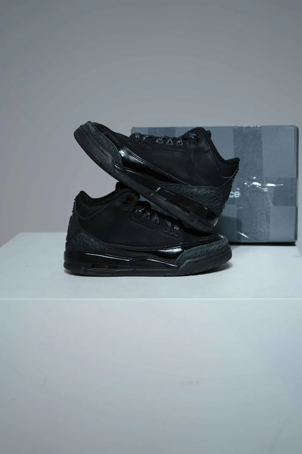 Jordan 3 Black Cat GS (Taille 35,5)
