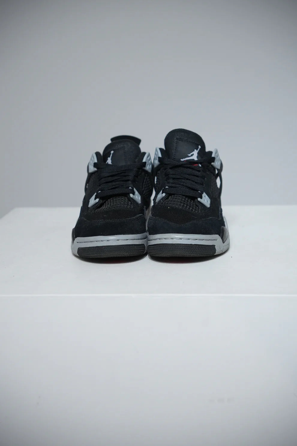 Jordan 4 Black Canvas GS (Taille 36)