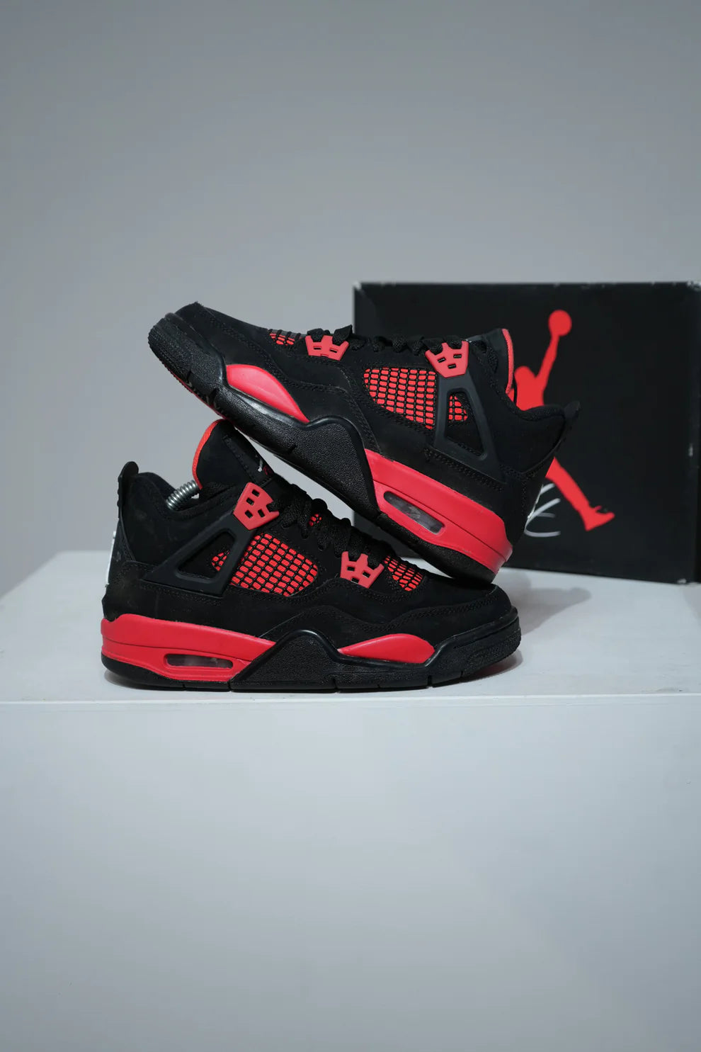 Jordan 4 Red Thunder GS (Taille 36)