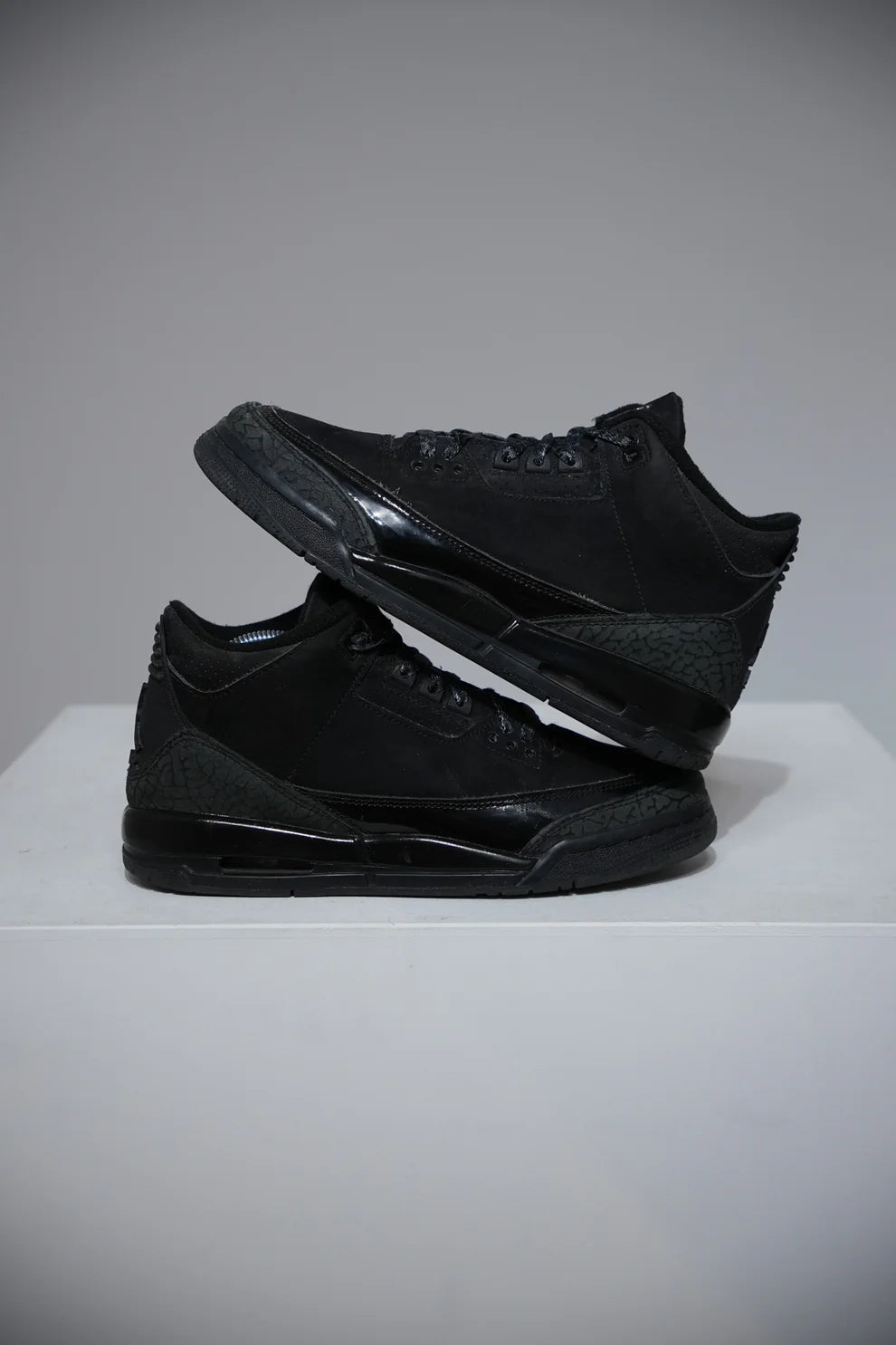 Jordan 3 Black Cat GS (Taille 39)