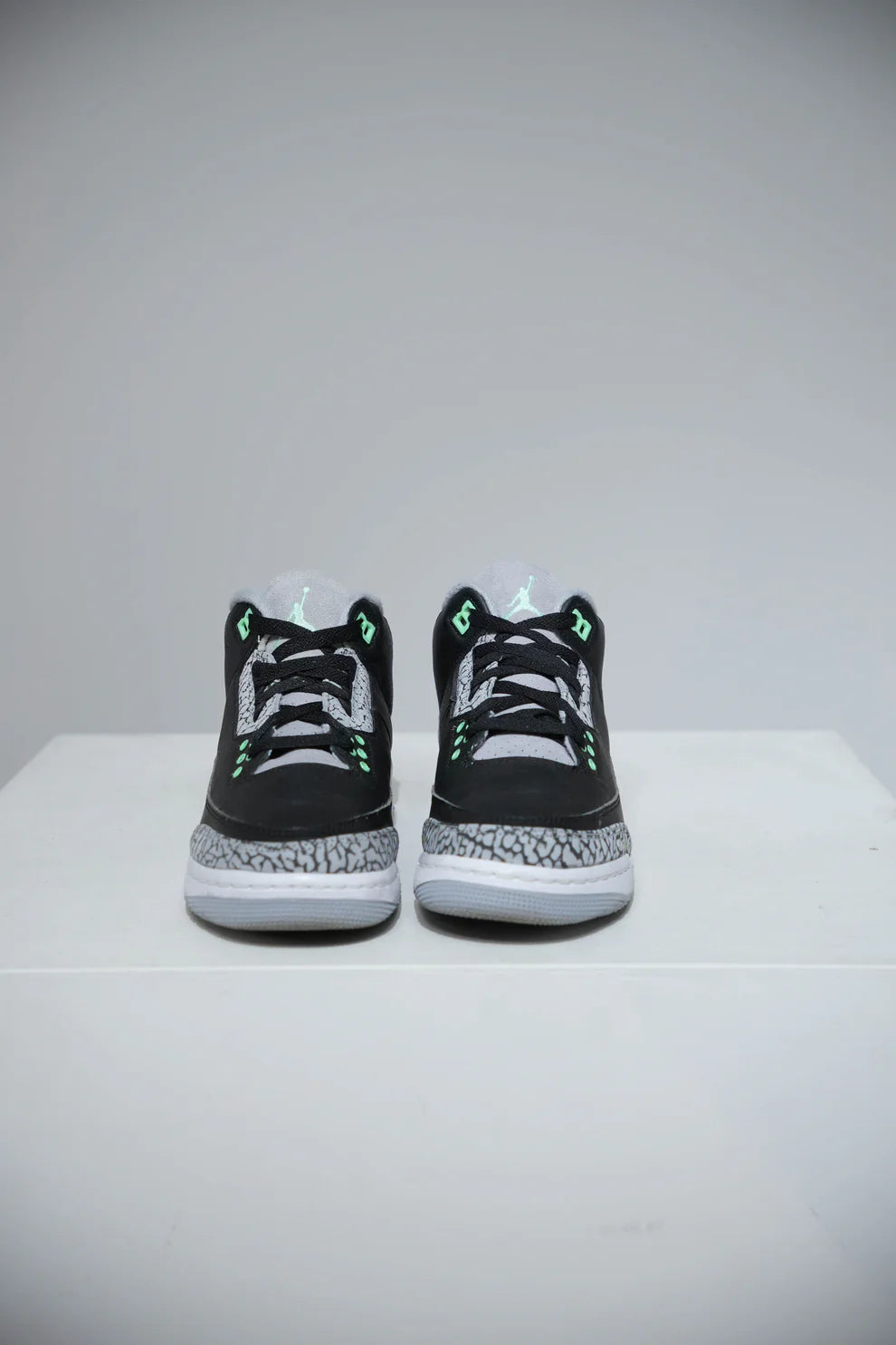 Jordan 3 Green Glow GS (Taille 40)