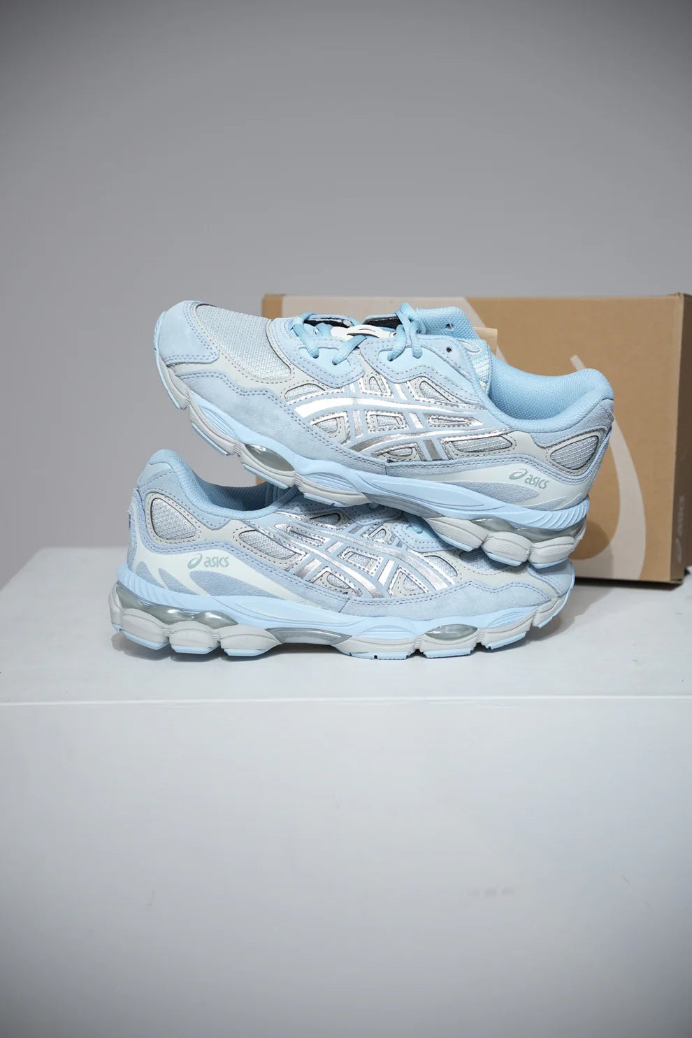 Asics Gel NYC Storm Cloud Silver (Taille 41,5)