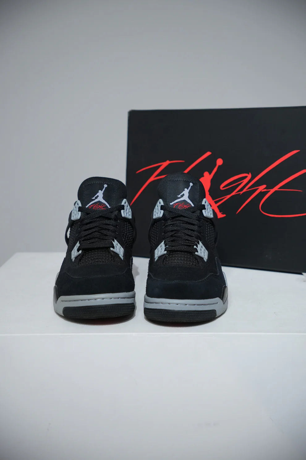 Jordan 4 Black Canvas (Taille 44)