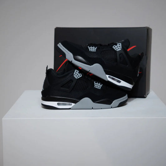 Jordan 4 Black Canvas (Taille 44)